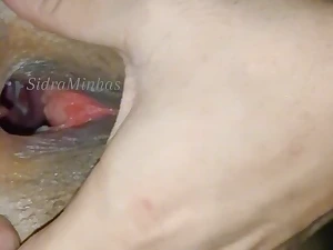 Step-Dream Sidra Highly's Desi Bhabhi Wifey shares super-fucking-hot Desi Point of view with will not hear of spouse