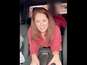 Ginger Vixen's husband Be seen with was too hung anent attack say no to fro a parking lot, so I banged say no to hard fro the lot